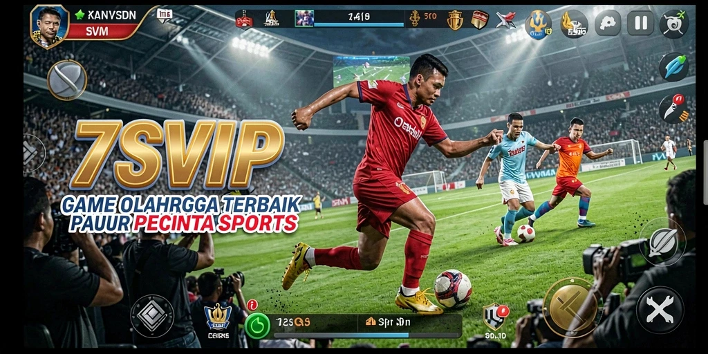 Tampilan seru gameplay 7SVIP dengan berbagai mode olahraga.