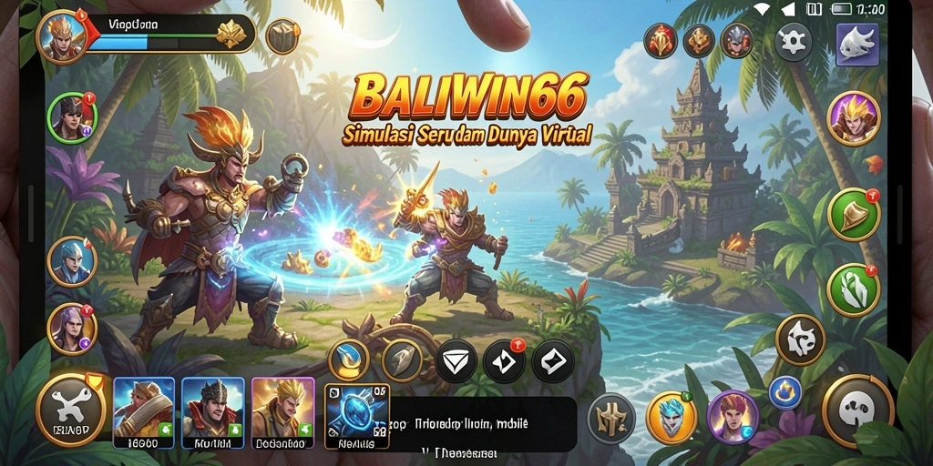 Screenshot gameplay BALIWIN66 menampilkan suasana simulasi yang mendalam.
