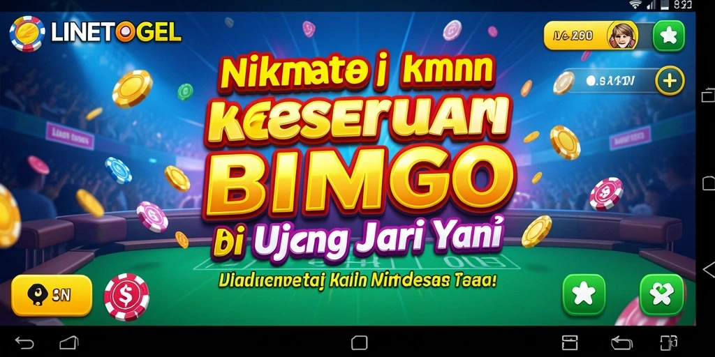 Tampilan menarik dari gameplay Bingo di LINETOGEL.