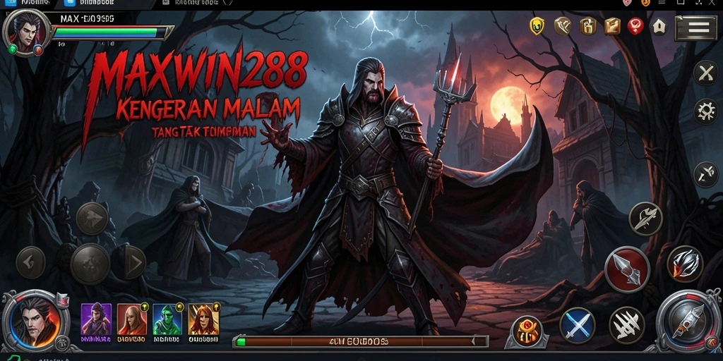 Tampilan gameplay kengerian yang mendebarkan di MAXWIN288.